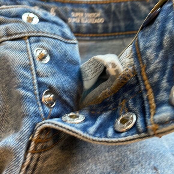 Cat & Jack Girls Embellished jeans, size 5, Girlfriend Super Stretch Jeans - Picture 8 of 10